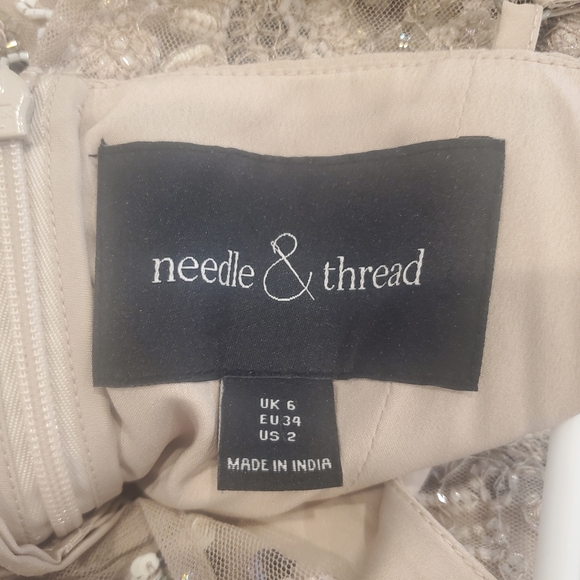 BHLDN Needle & Thread Bobbi Sequin Dress Size 2